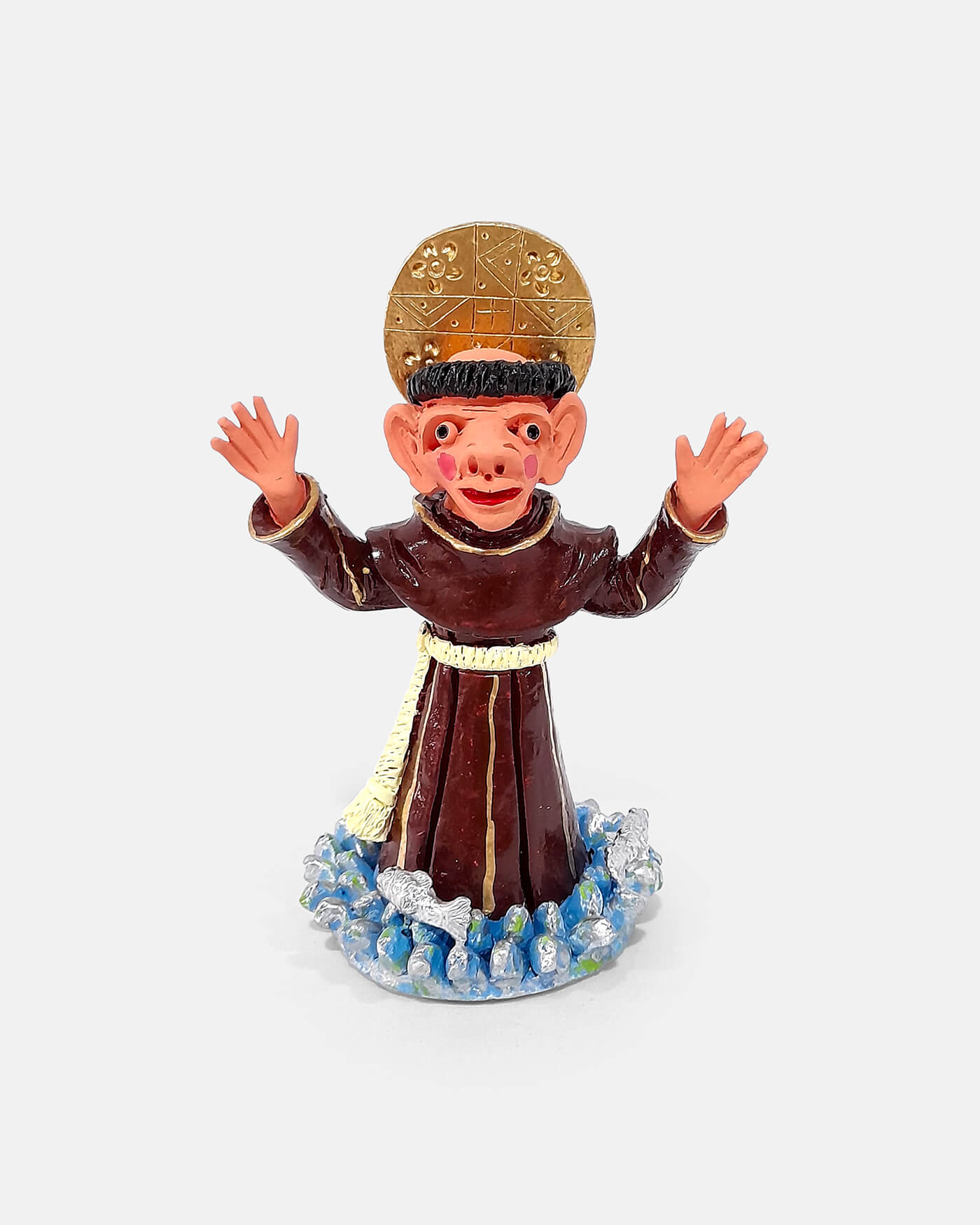 Santo António a Pregar aos Peixes - Irmãos Mistério ( artesanato Barcelos )