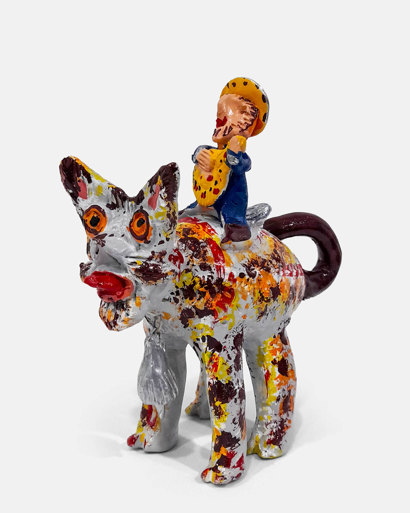 Bicho com Músico - Júlia Côta ( artesanato Barcelos )
