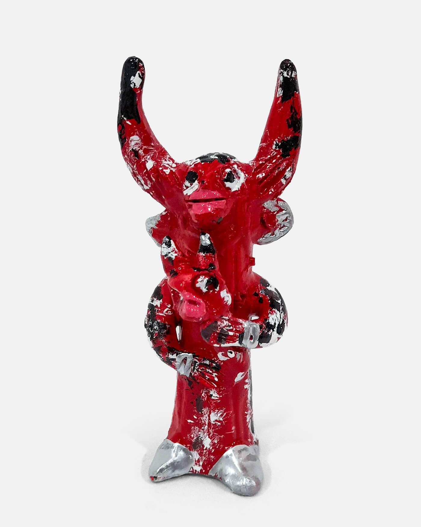 Diabinho com bebé diabinho - Júlia Côta ( artesanato Barcelos )