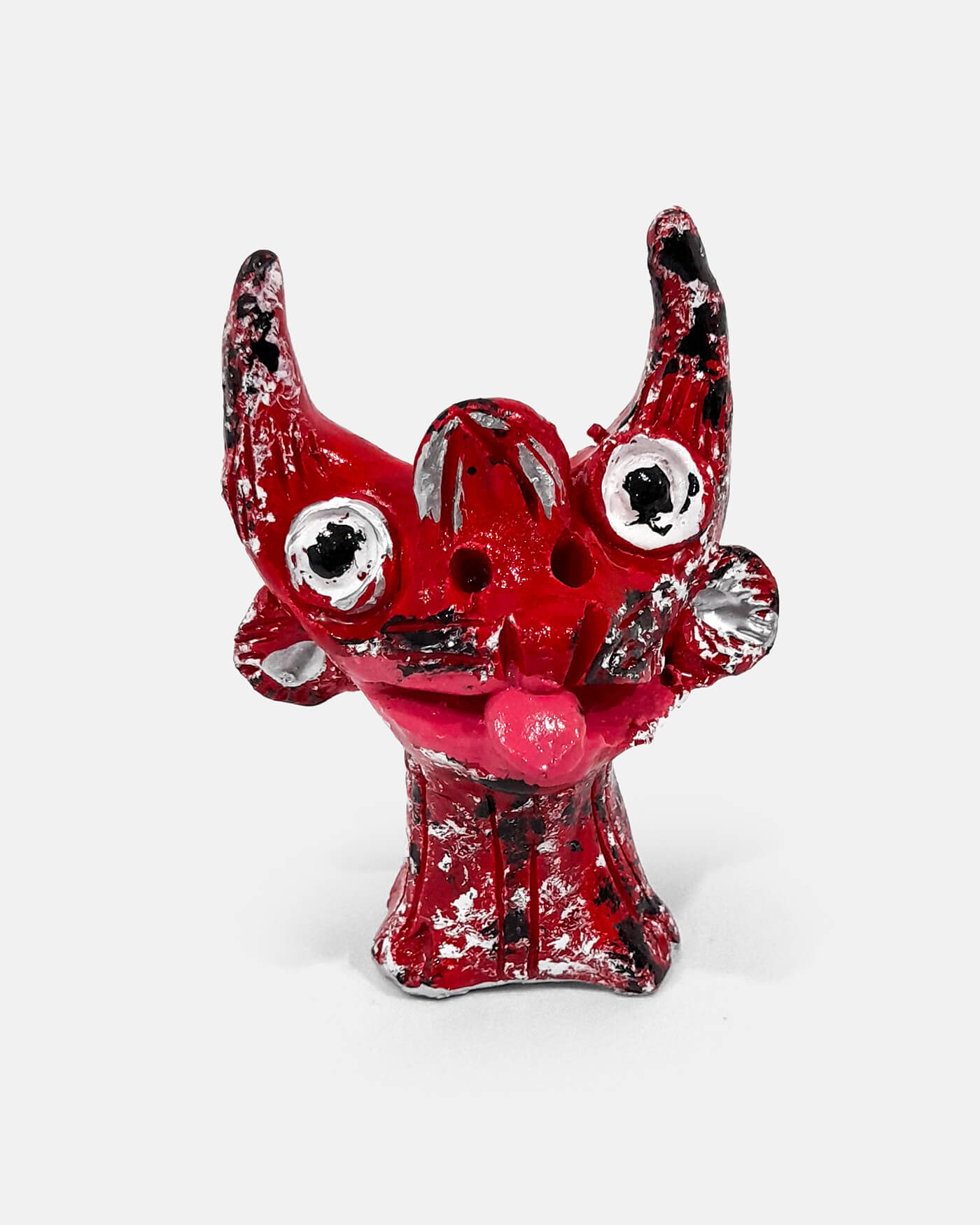 Cabeça de Diabo Com Assobio - Júlia Côta ( artesanato Barcelos )