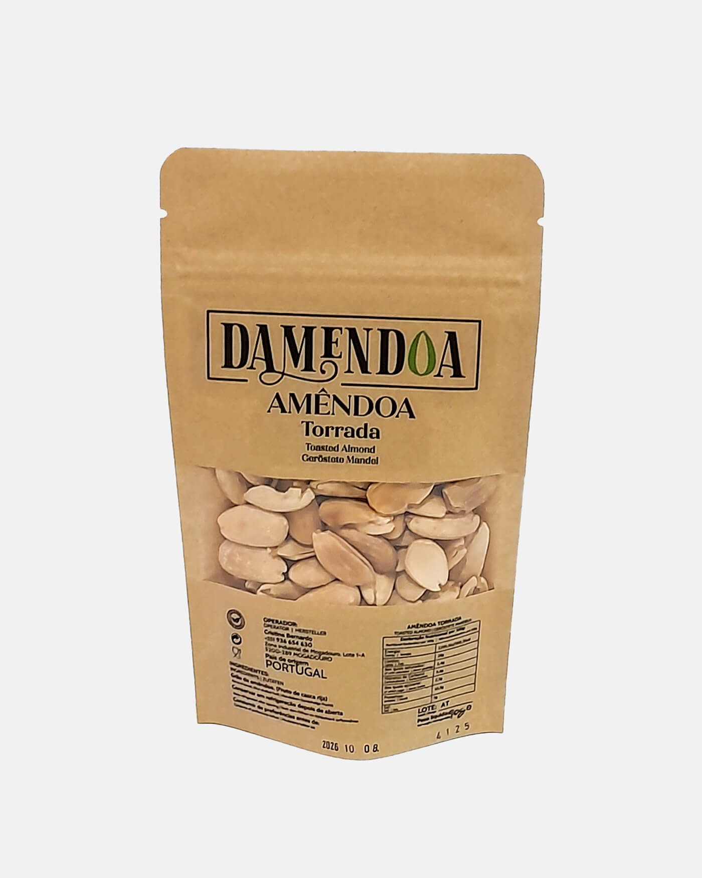 Amêndoa Torrada Biológica - Damendoa