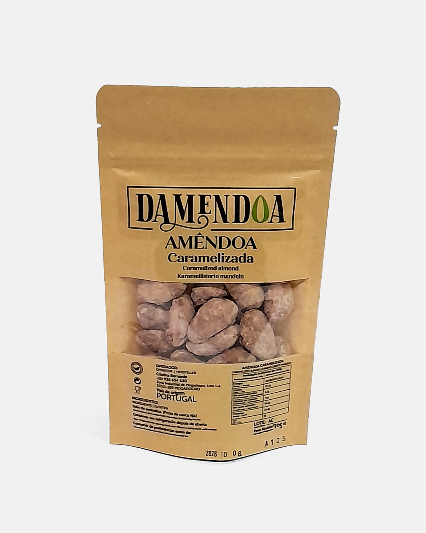 Amêndoa Caramelizada Biológica - Damendoa
