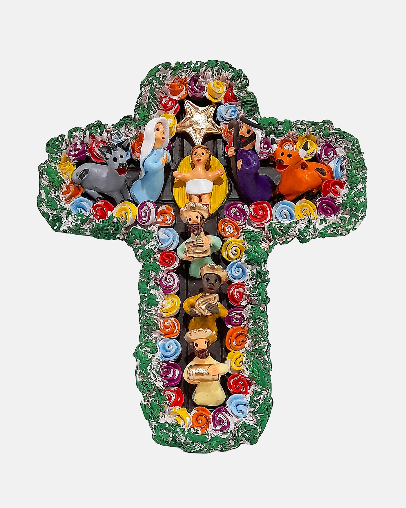 Cruz com Presépio - Irmãos Baraça (artesanato Barcelos)