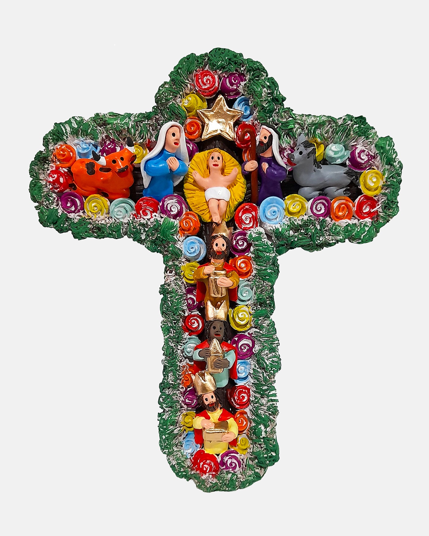 Cruz Grande com Presépio  - Irmãos Baraça (artesanato Barcelos)