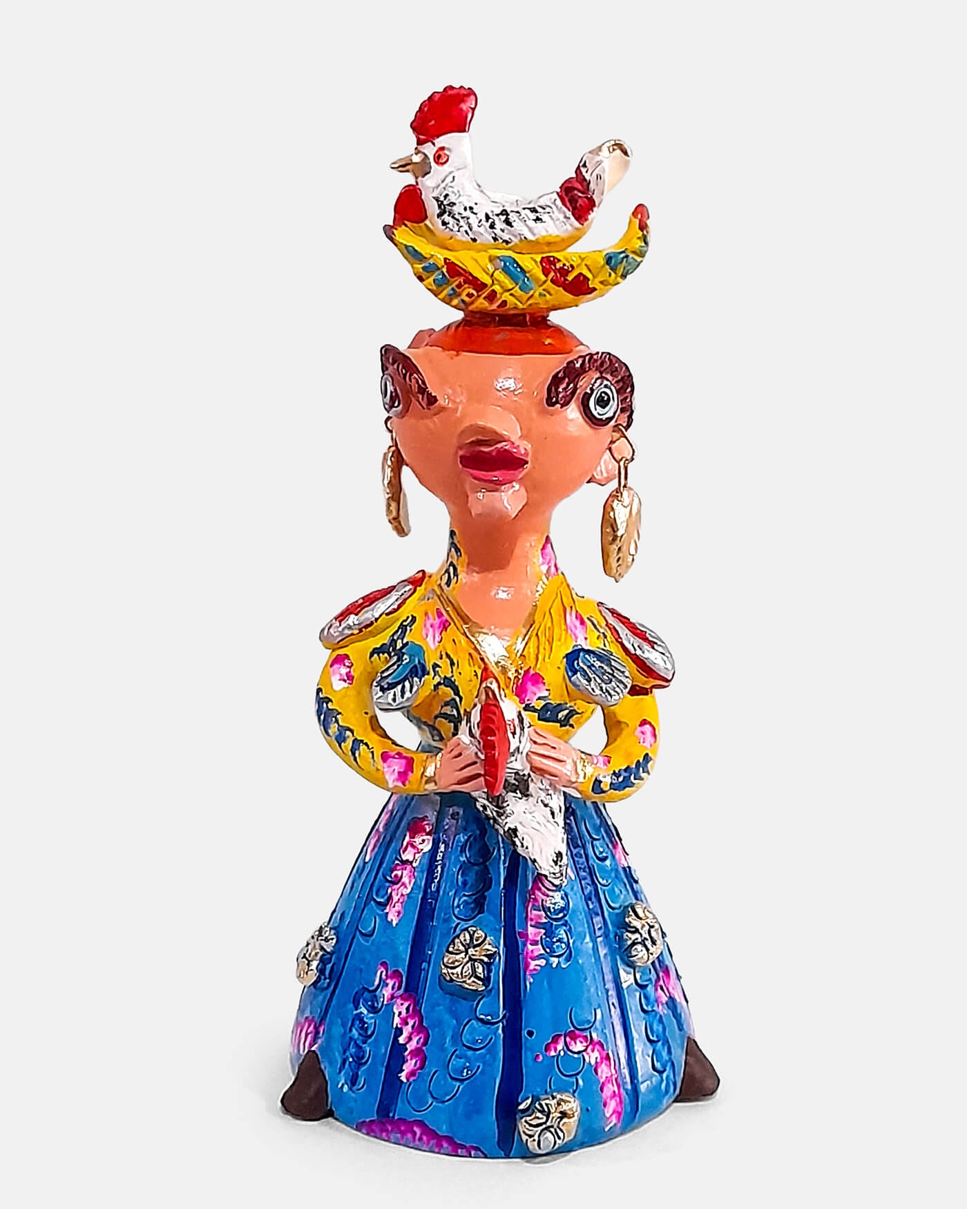 Boneca Galinheira - Júlia Côta (artesanato Barcelos)